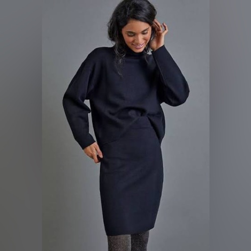 Anthropologie Maeve Black Skirt